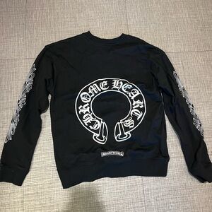 Chrome hearts black long sleeve tee